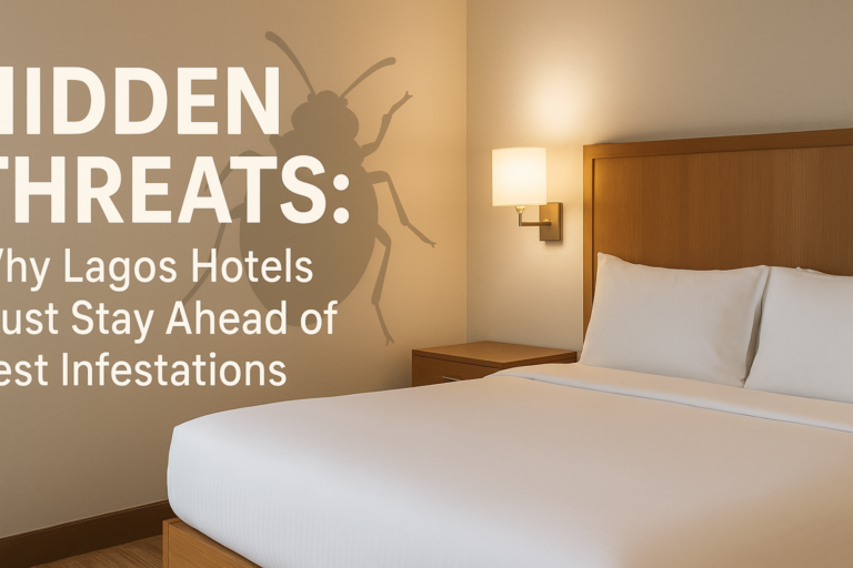 Hidden Threats: Why Lagos Hotels Must Stay Ahead of Pest Infestations